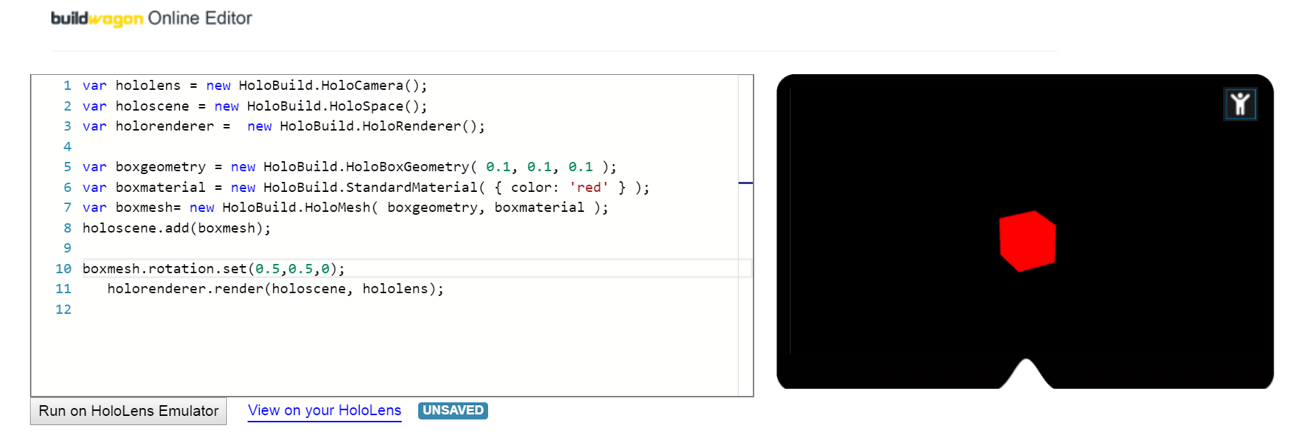 Rotate Box Code